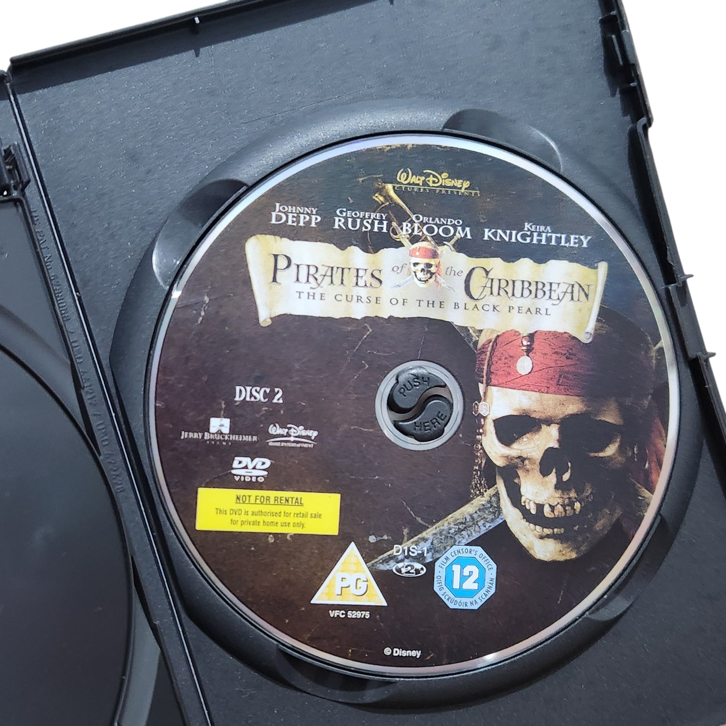 DVD | Pirates of the Caribbean: The Curse of the Black Pearl | שודדי הקאריביים: קללת הפנינה השחורה | מהדורת אספנים 2 דיסקים