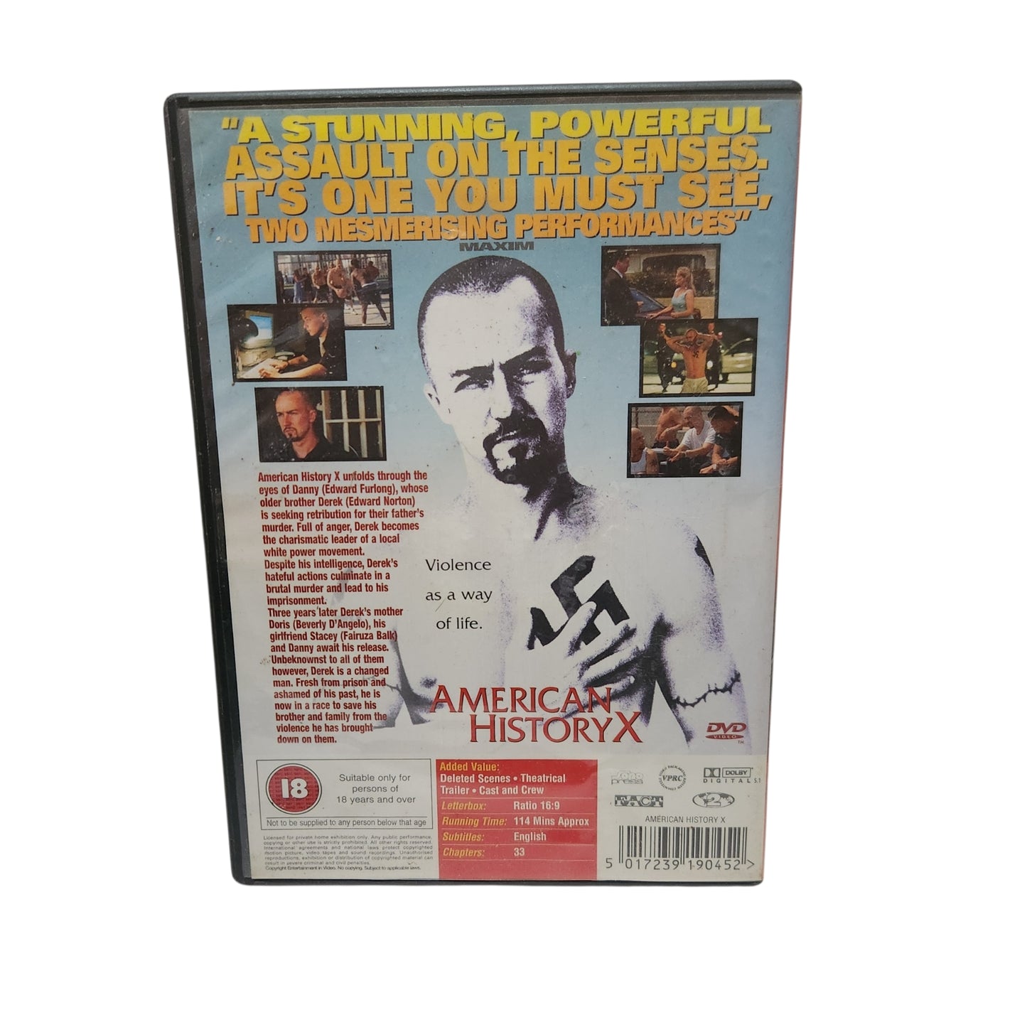 אמריקה X (American History X) | DVD מקורי