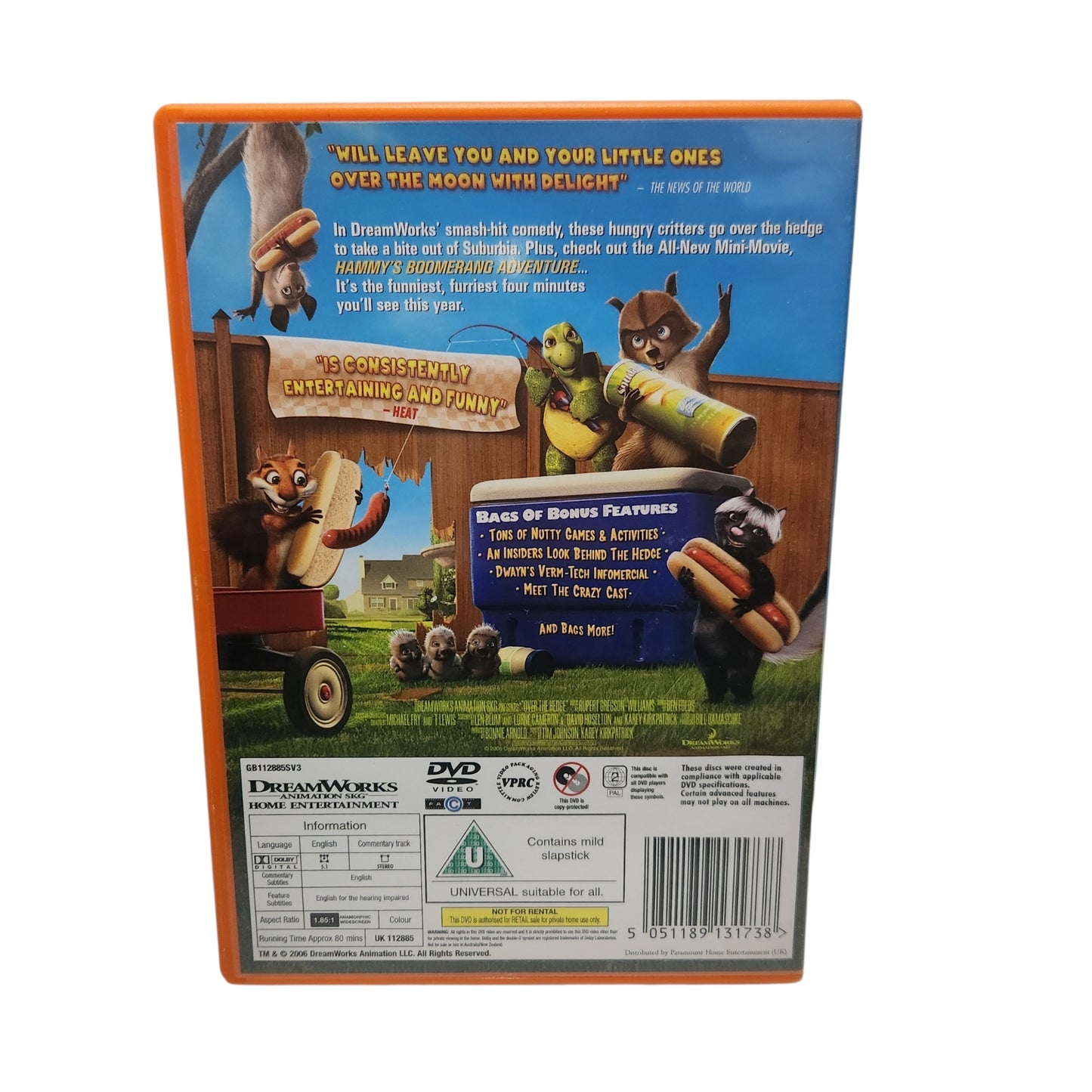מעבר לגדר (Over the Hedge) | DVD מקורי