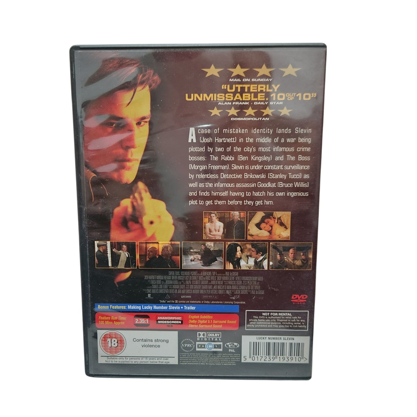Lucky Number Slevin (המזל של סלבין) | DVD מקורי