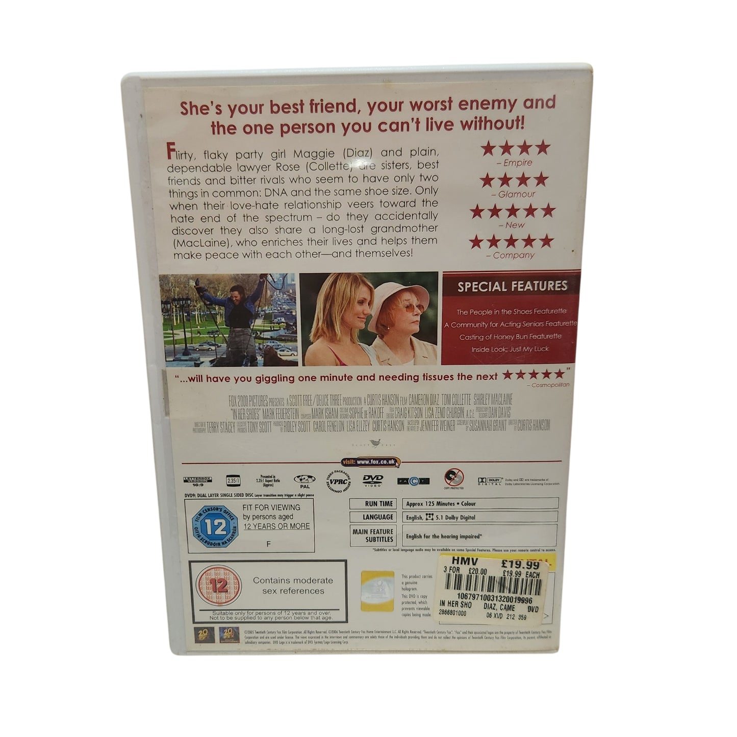 In Her Shoes | DVD מקורי