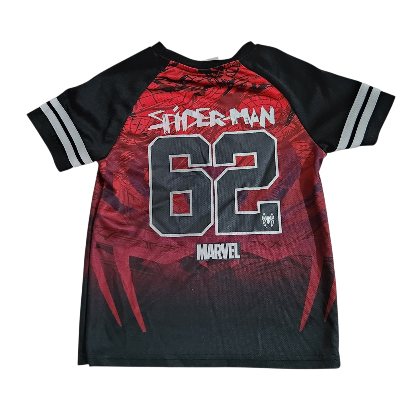 MARVEL SPIDER-MAN | חולצת ספורט לילדים גיל 7-8 | הדפס ספיידרמן