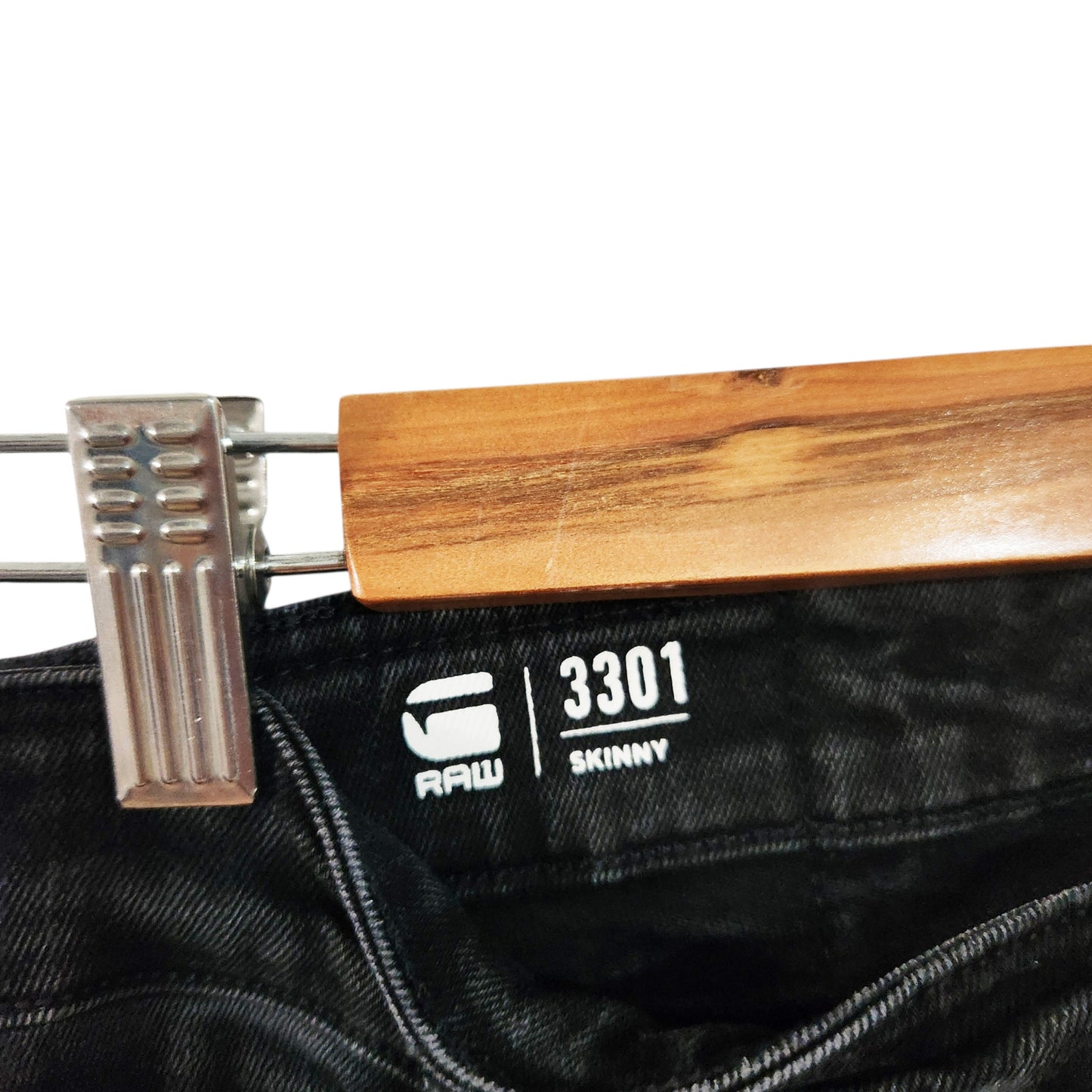 G-STAR RAW 3301 SKINNY | ג'ינס סקיני שחור לגבר מידה 33