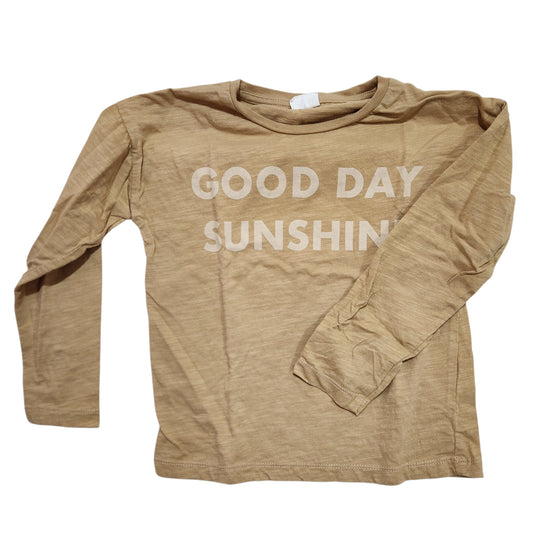 TERMINAL X | חולצה בז' ארוכה לילדים גיל 6 | GOOD DAY SUNSHINE