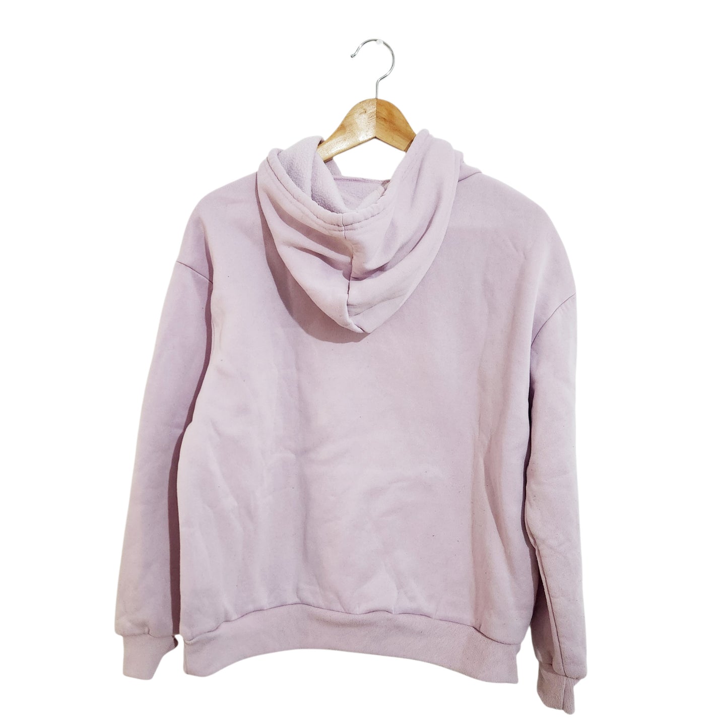 SHEIN | סווטשירט קפוצ'ון CHERRY BABY לנשים מידה M | ורוד פסטל