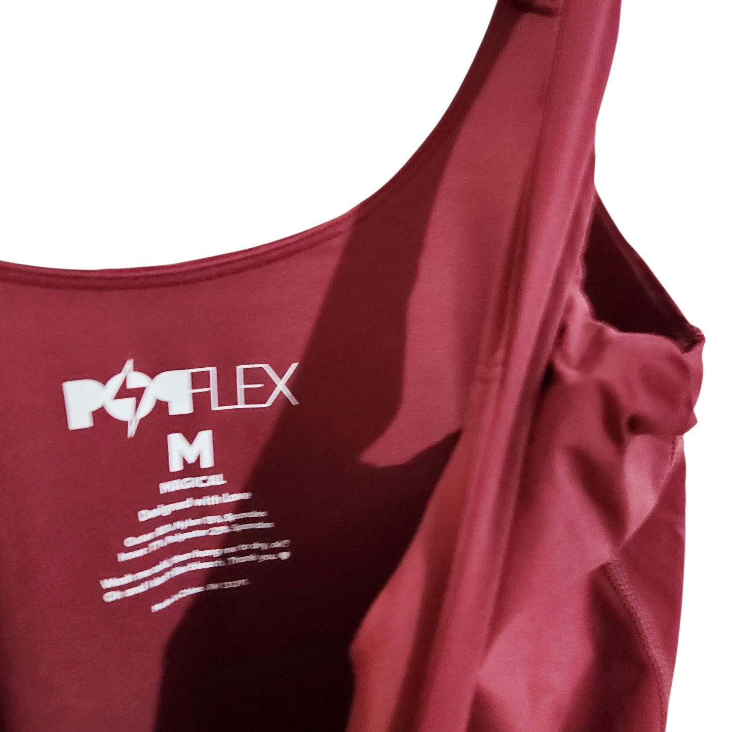 POPFLEX | שמלת ספורט לנשים מידה M | בורדו