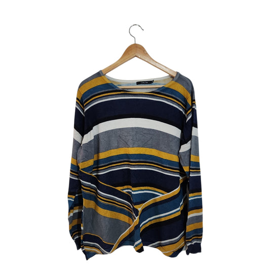 CRAZY LINE | סריג פסים צבעוני לאישה מידה 4 | XL/XXL