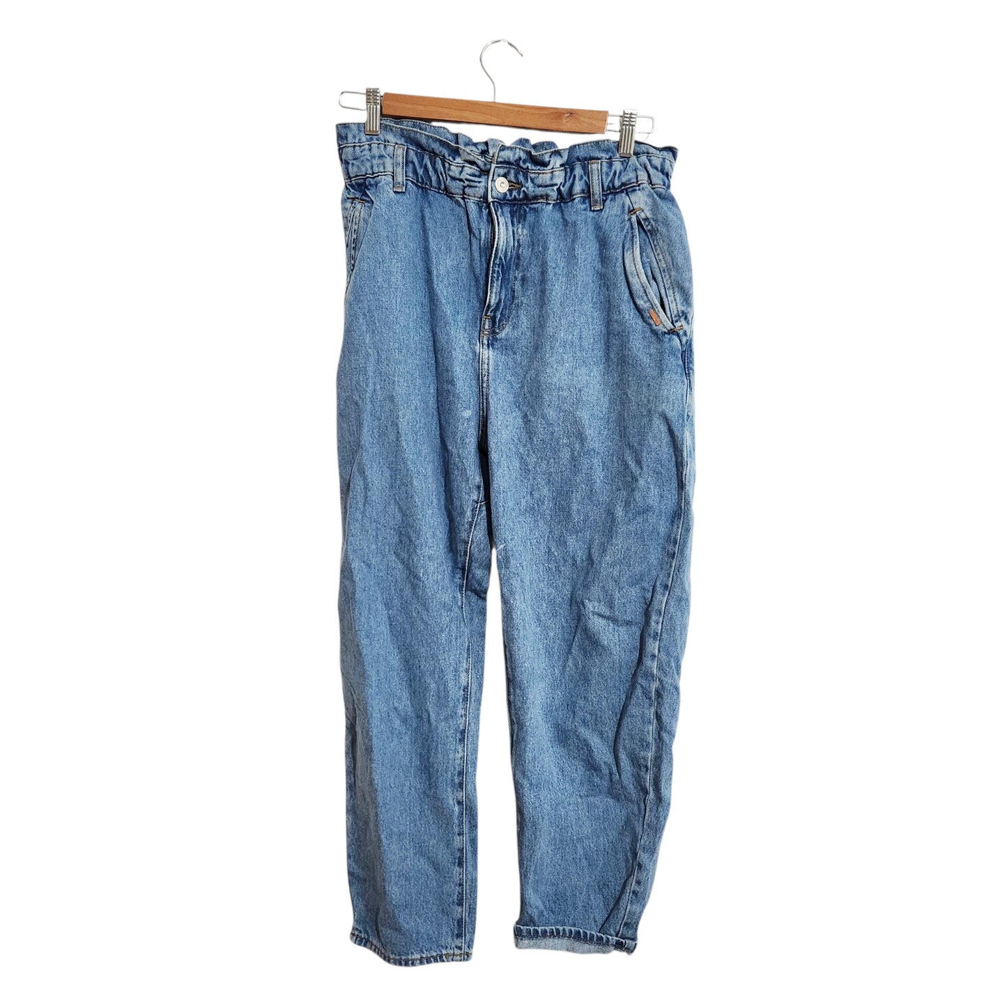 ZARA | ג'ינס Paperbag לאישה מידה 38