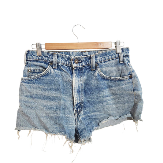 LEVI'S | מכנסי ג'ינס קצרים לנשים מידה 42 | כחול בהיר