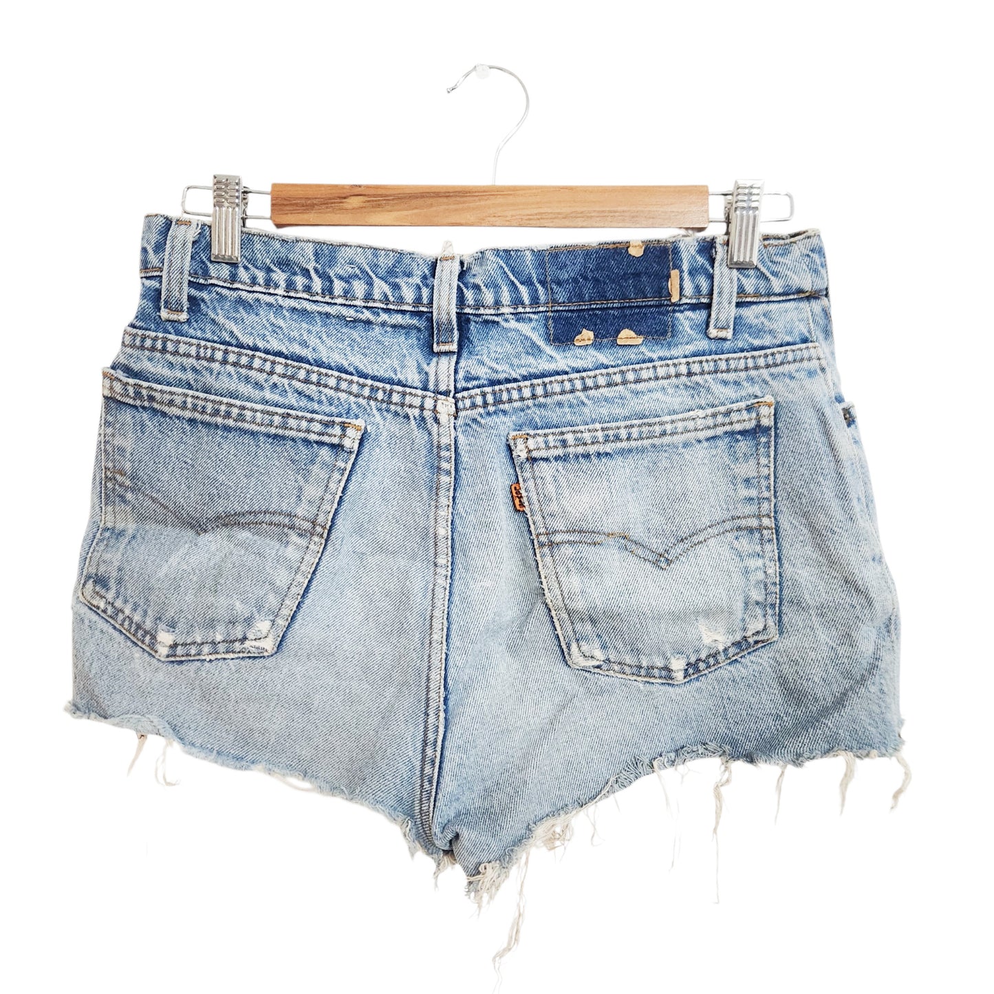 LEVI'S | מכנסי ג'ינס קצרים לנשים מידה 42 | כחול בהיר