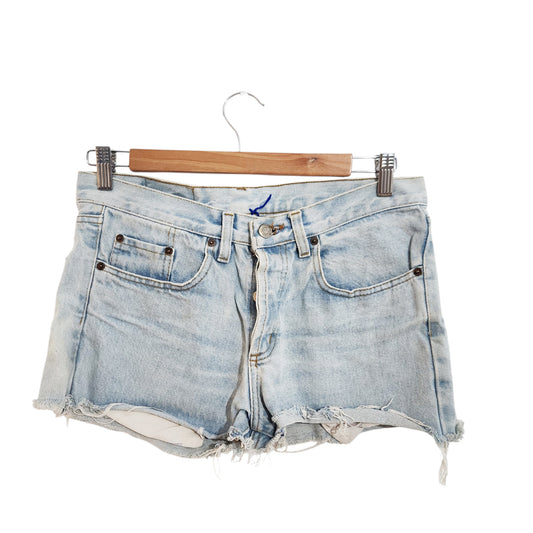 LEVI'S 501 | מכנסי ג'ינס קצרים לנשים מידה W30 (40/L) | תכלת