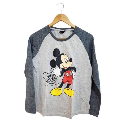 DISNEY | חולצת מיקי מאוס לנשים | מידה L