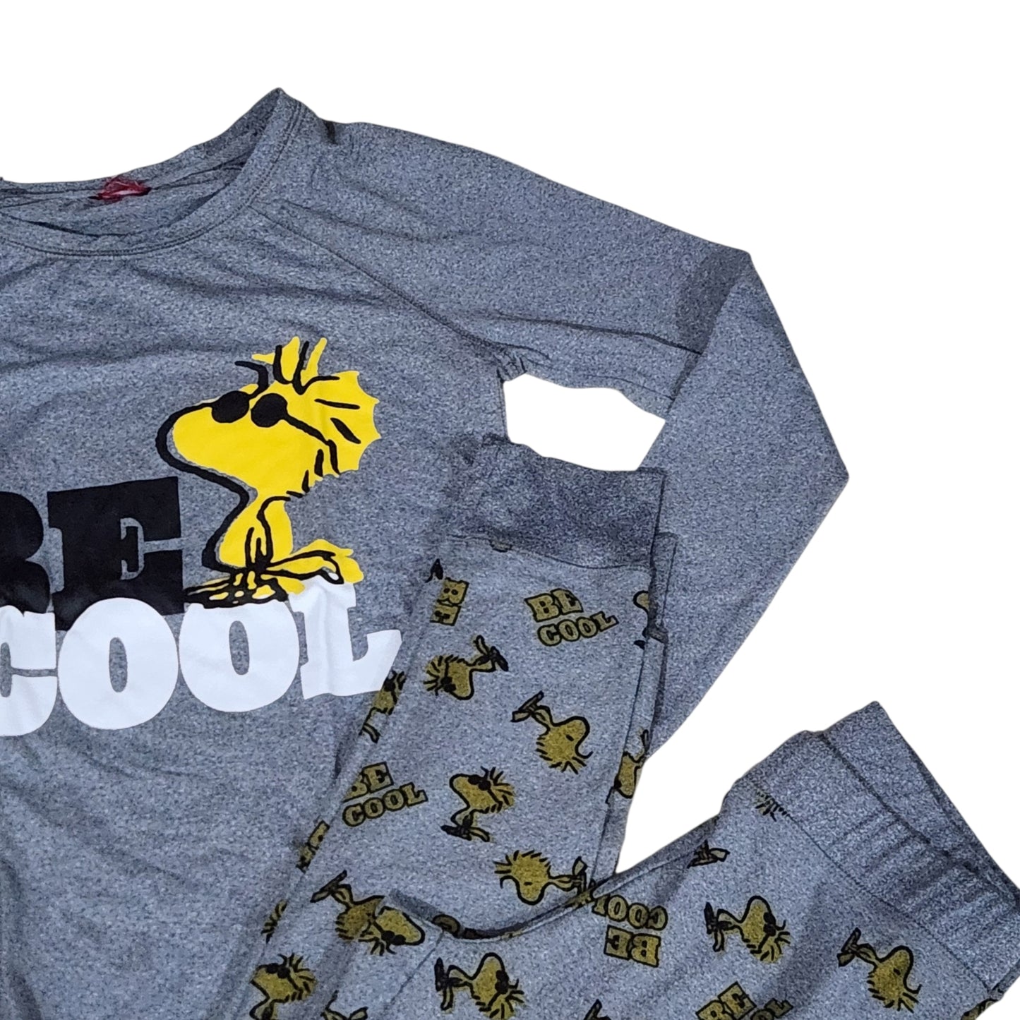 SNOOPY | סט פיג'מה BE COOL לנשים | מידה XS
