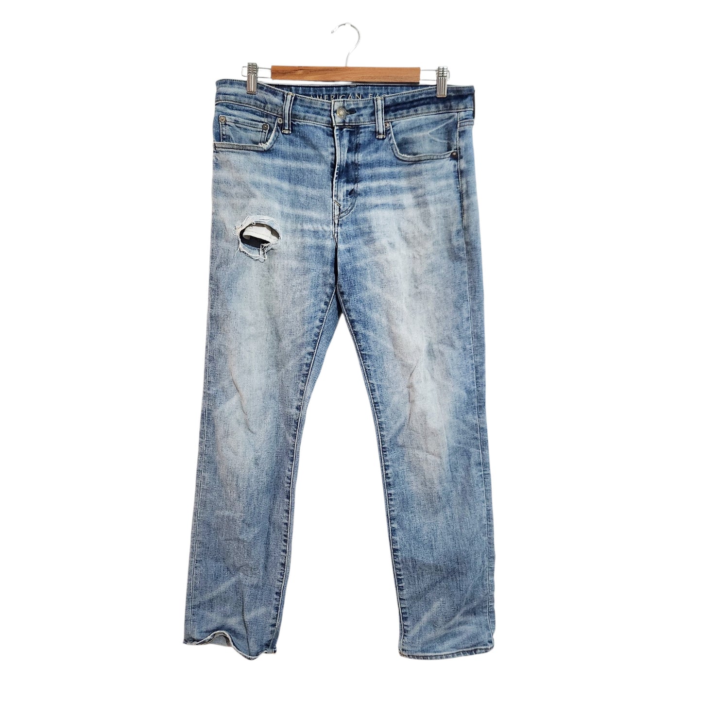 AMERICAN EAGLE | ג'ינס כחול בהיר לגבר מידה 33*32