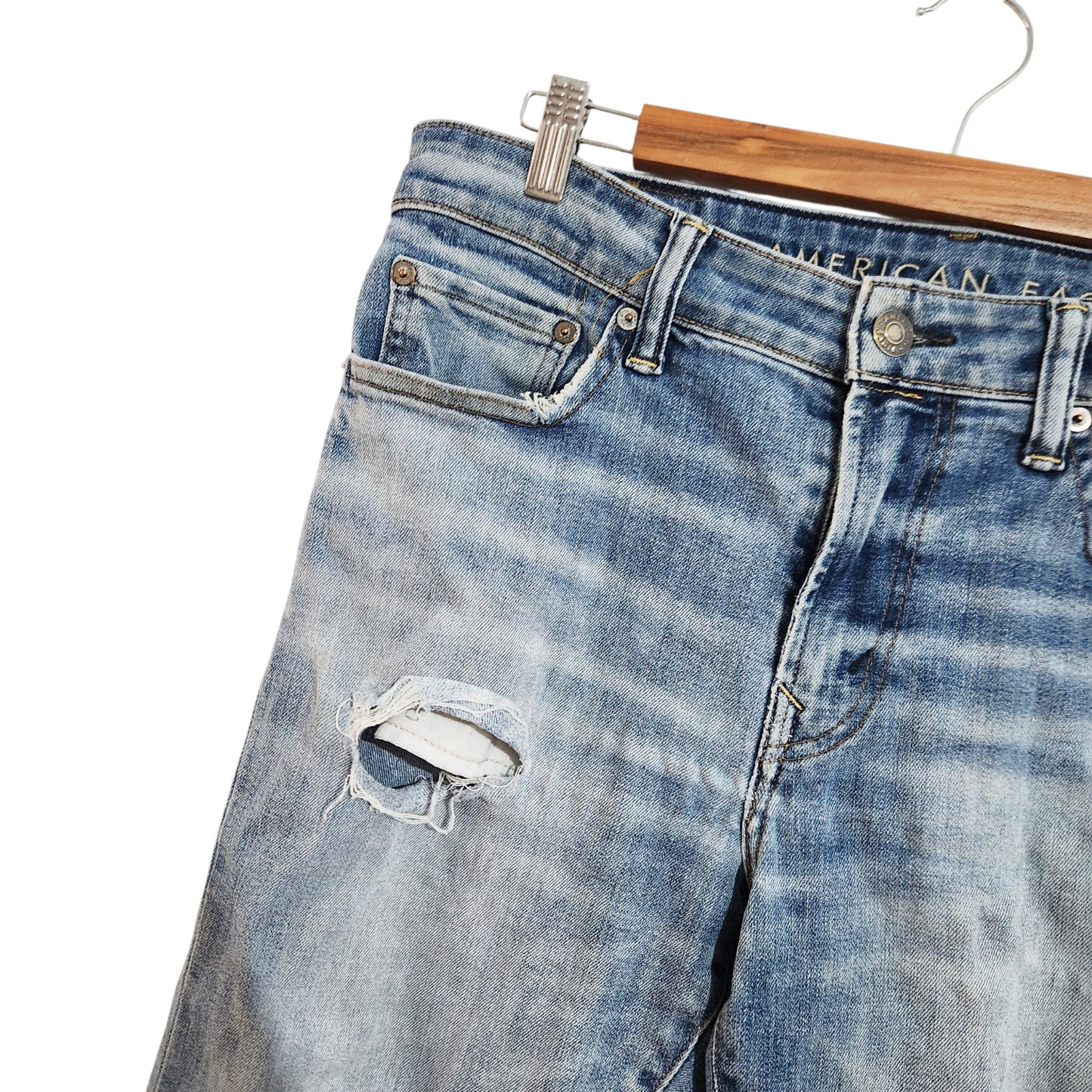 AMERICAN EAGLE | ג'ינס כחול בהיר לגבר מידה 33*32