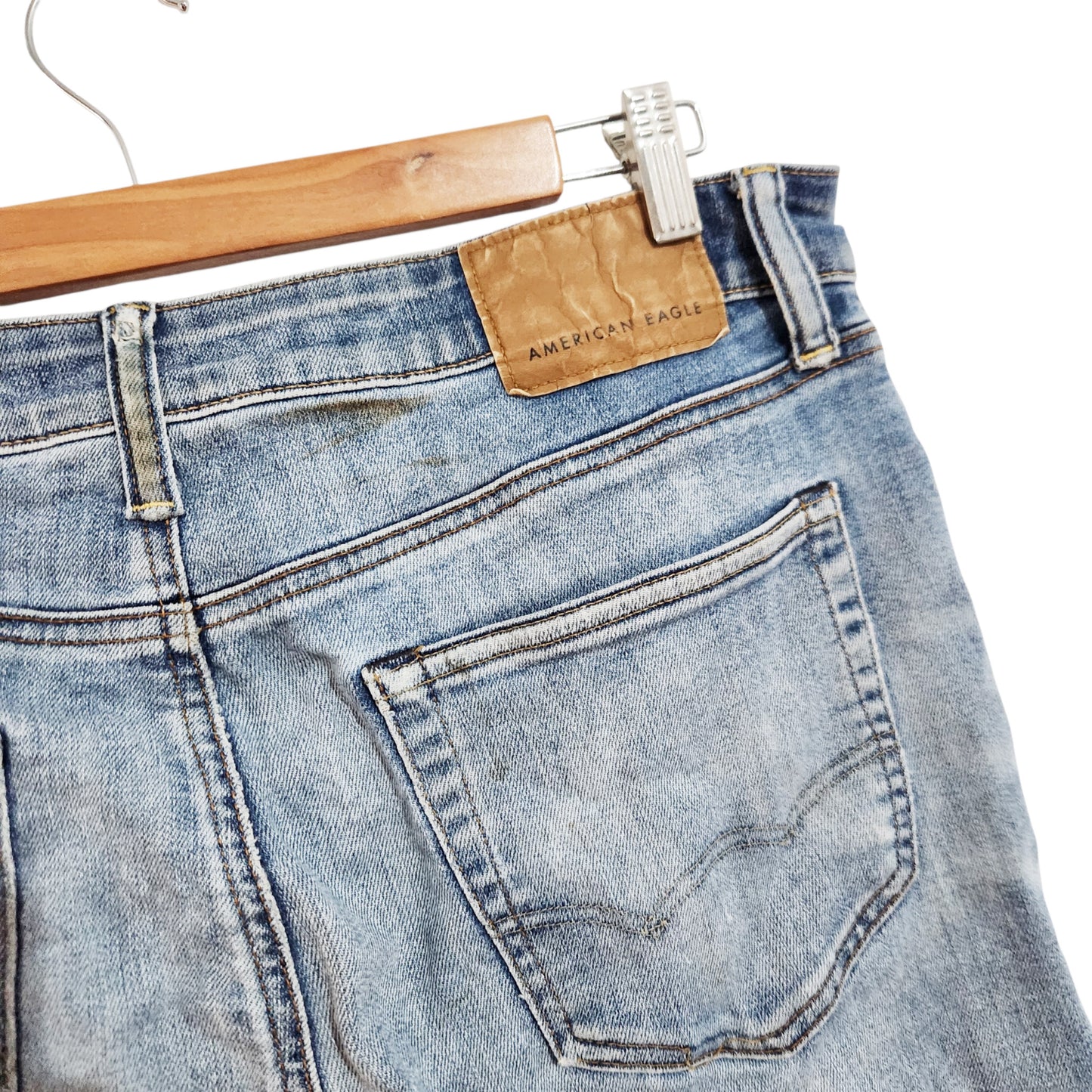 AMERICAN EAGLE | ג'ינס כחול בהיר לגבר מידה 33*32