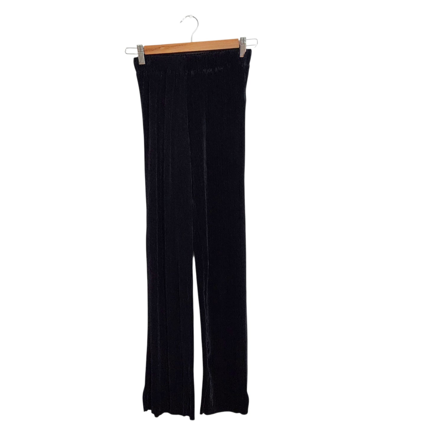 SHEIN | מכנסי ריב שחורים רחבים לאישה מידה XS