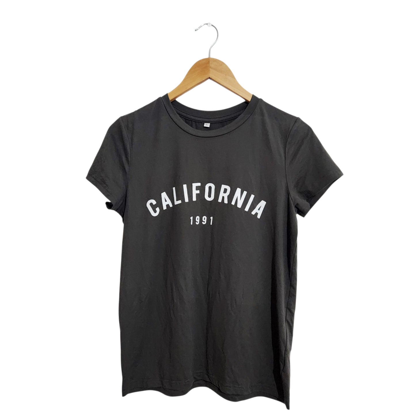 טי שירט CALIFORNIA 1991 שחורה לאישה מידה S