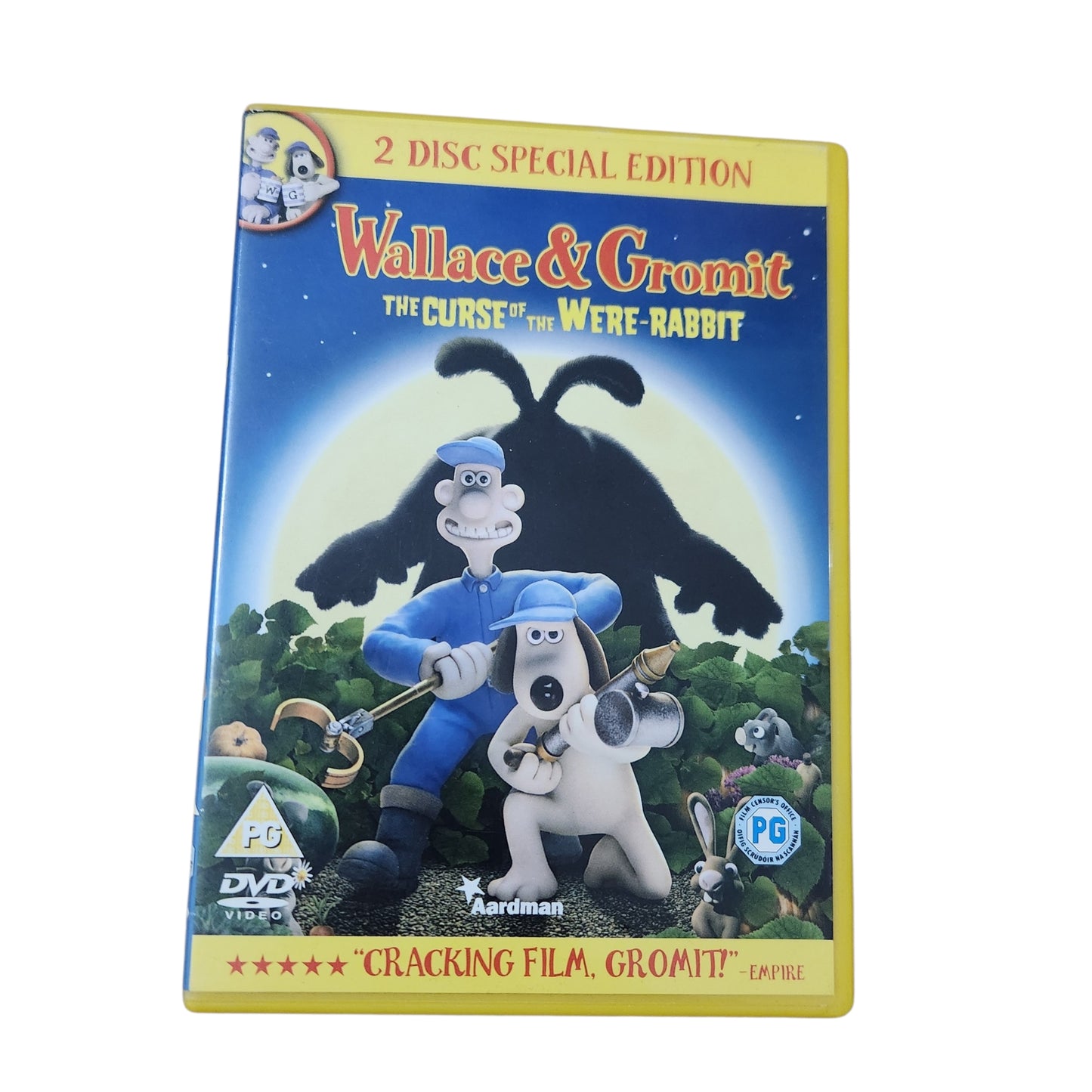 Wallace & Gromit: The Curse of the Were-Rabbit | וואלאס וגרומיט: קללת ארנב האדם | DVD מקורי מהדורה מיוחדת 2 דיסקים