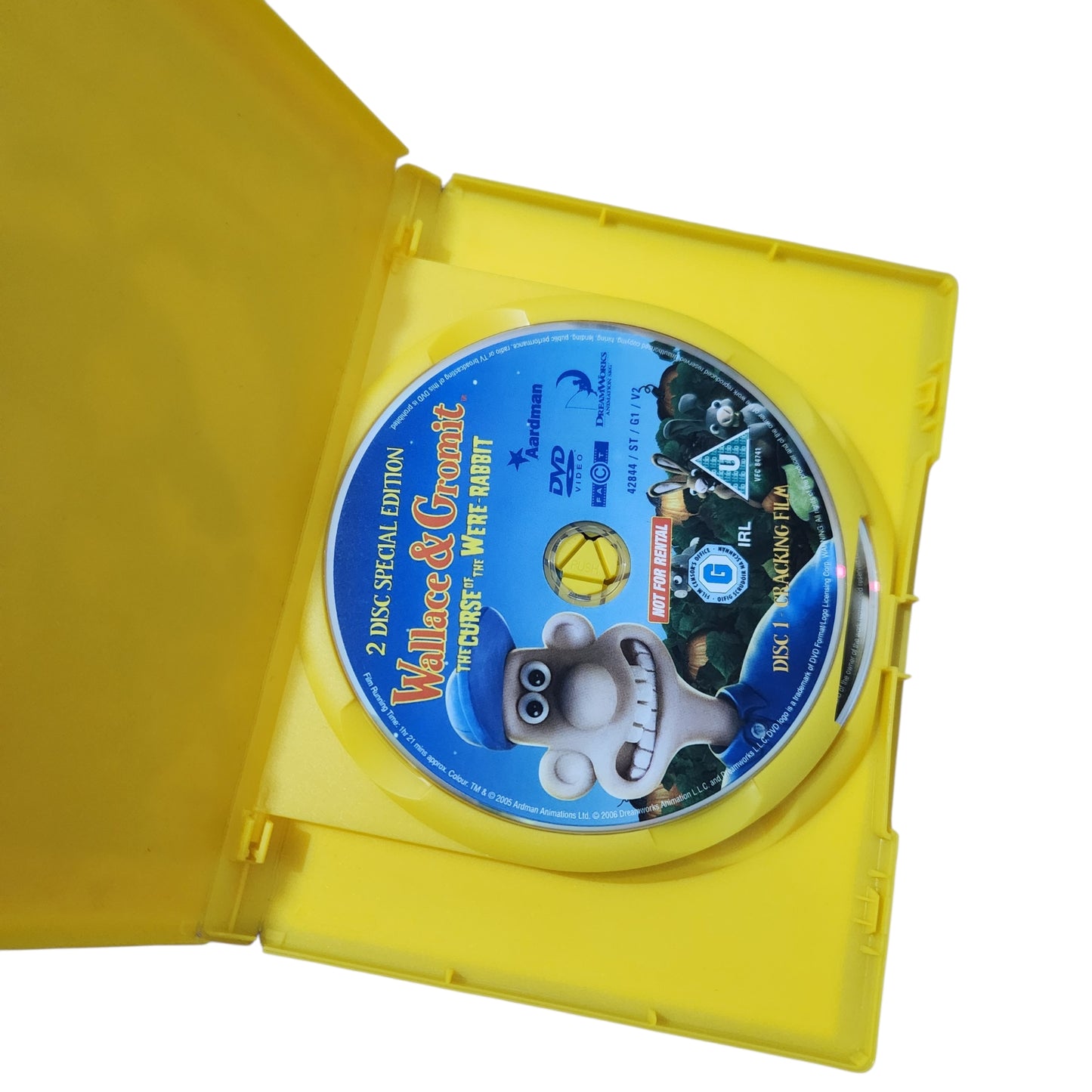 Wallace & Gromit: The Curse of the Were-Rabbit | וואלאס וגרומיט: קללת ארנב האדם | DVD מקורי מהדורה מיוחדת 2 דיסקים