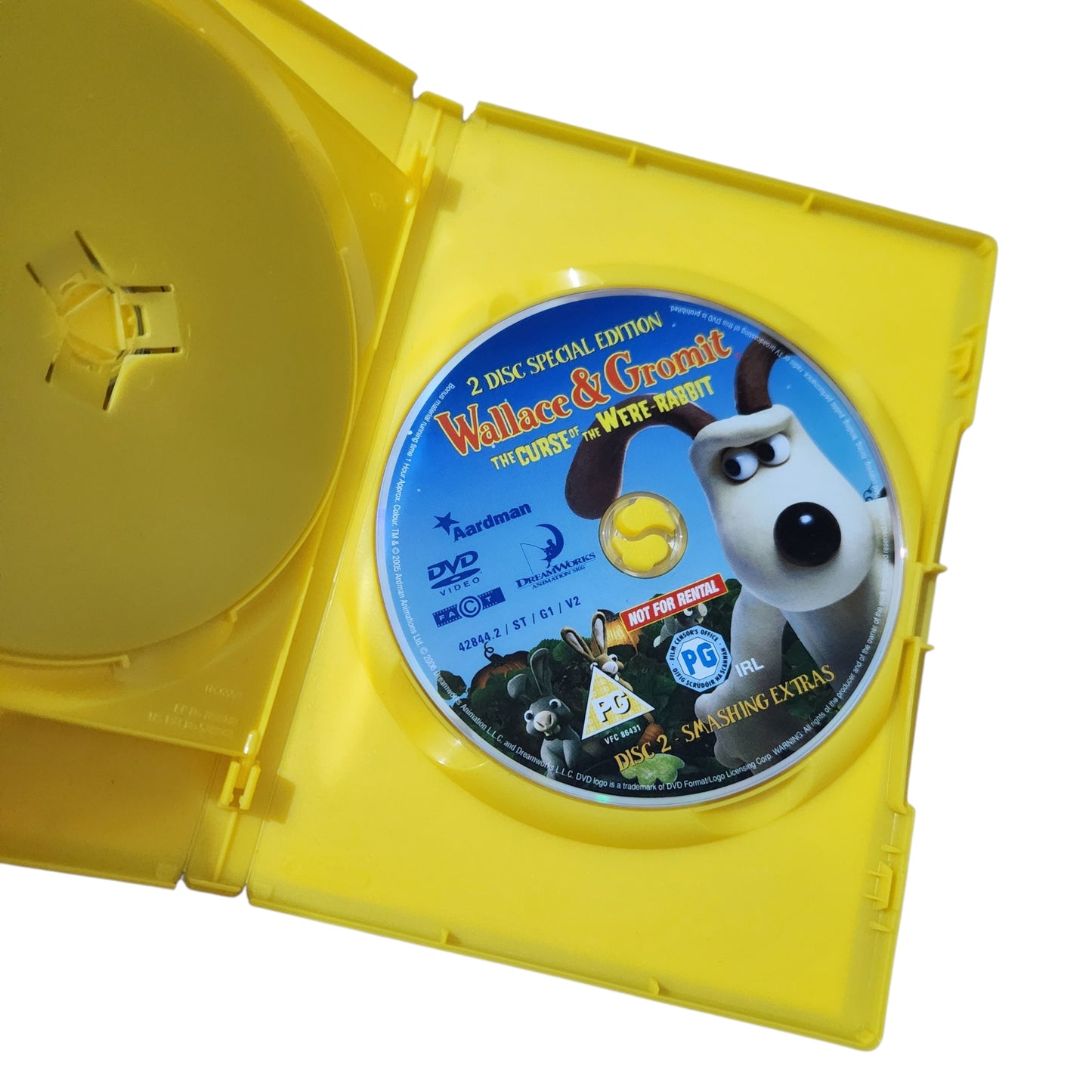 Wallace & Gromit: The Curse of the Were-Rabbit | וואלאס וגרומיט: קללת ארנב האדם | DVD מקורי מהדורה מיוחדת 2 דיסקים