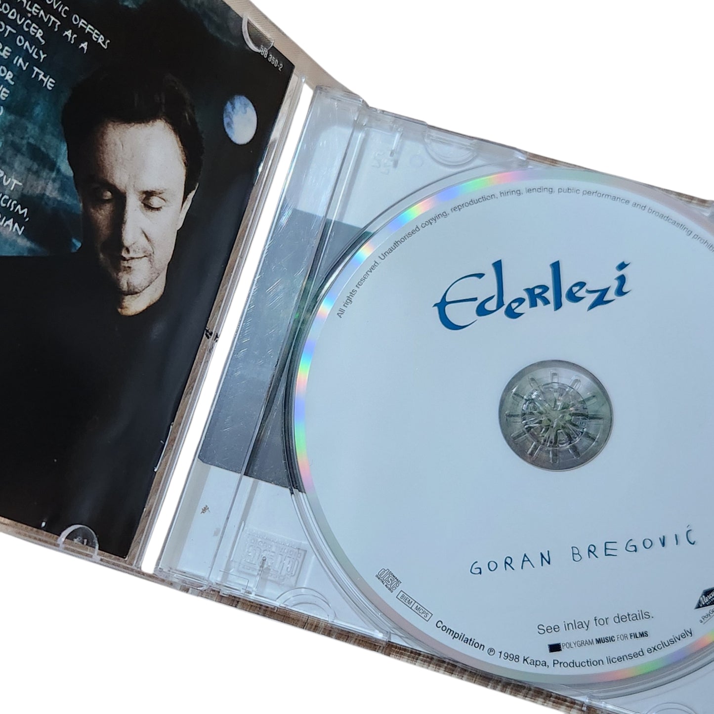 Goran Bregović – Ederlezi | CD מקורי | Songs for Weddings and Funerals