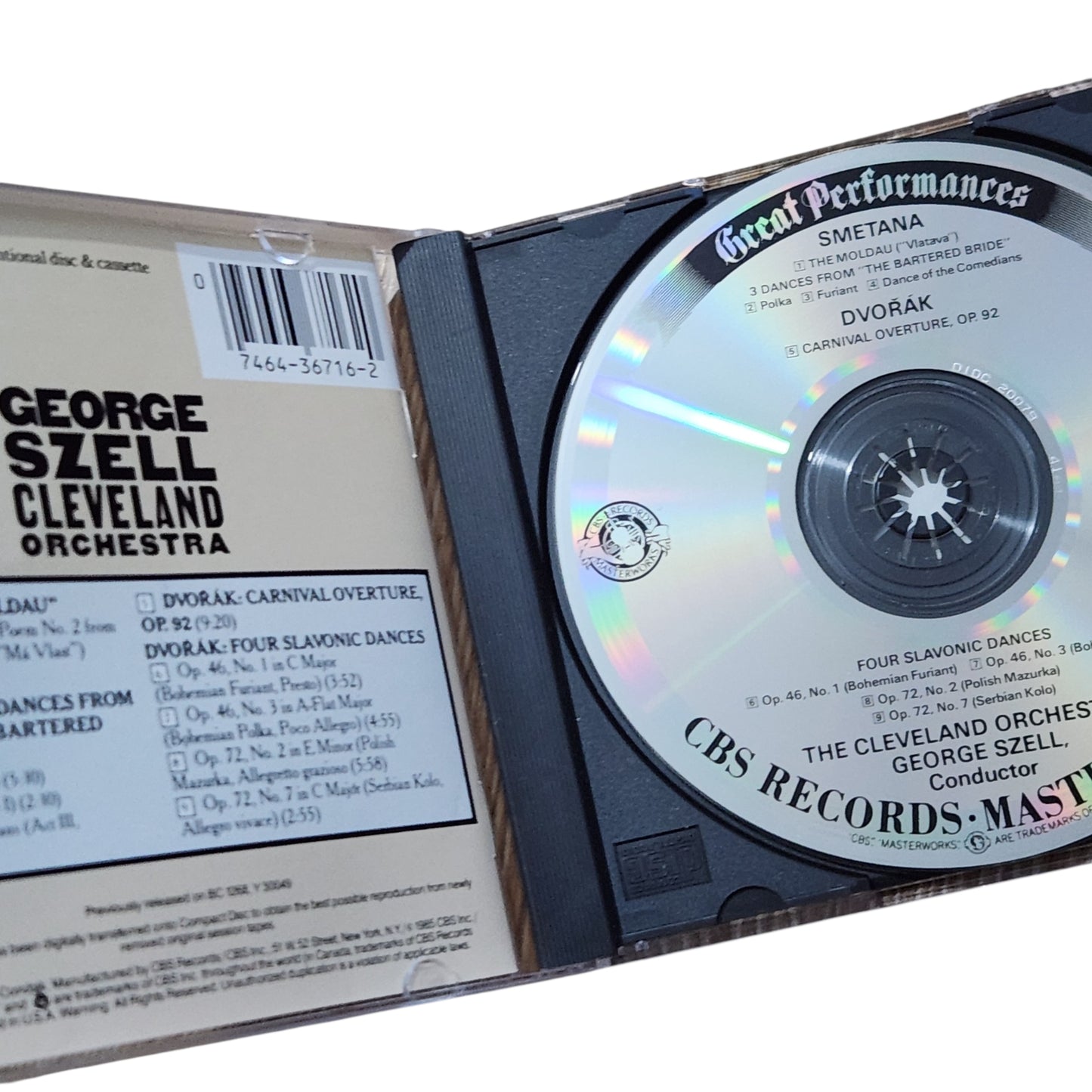 Smetana & Dvořák – The Moldau | George Szell / Cleveland Orchestra | CD