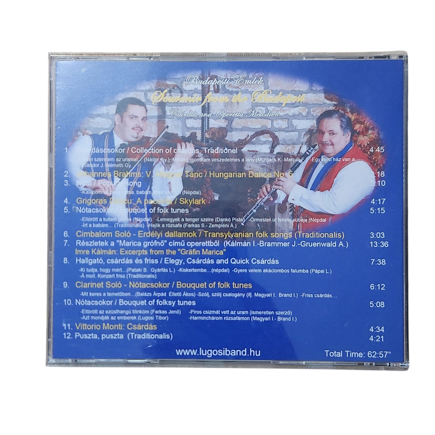 LUGOSI BAND – Souvenir from the Budapest | Hungarian Gypsy Music | CD