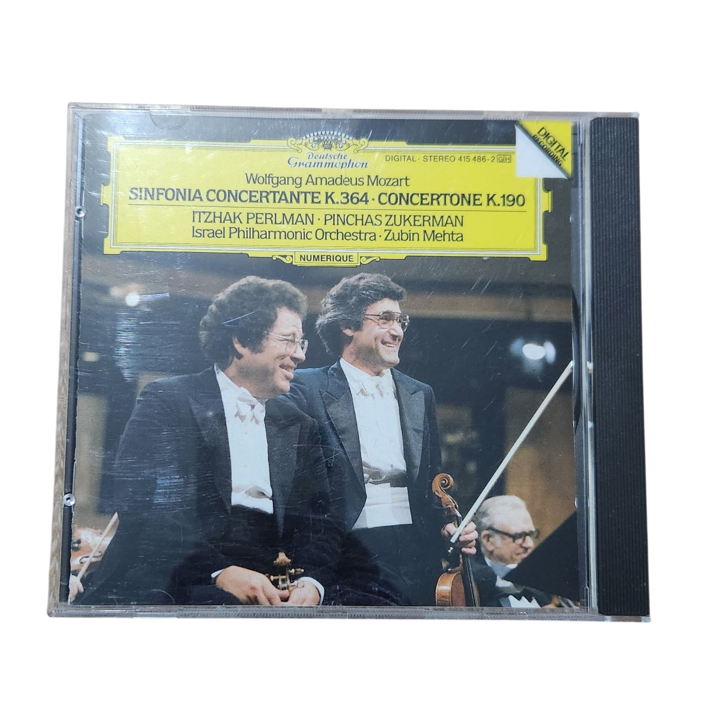 Mozart – Sinfonia Concertante K.364 / Concertone K.190 | Itzhak Perlman & Pinchas Zukerman | CD