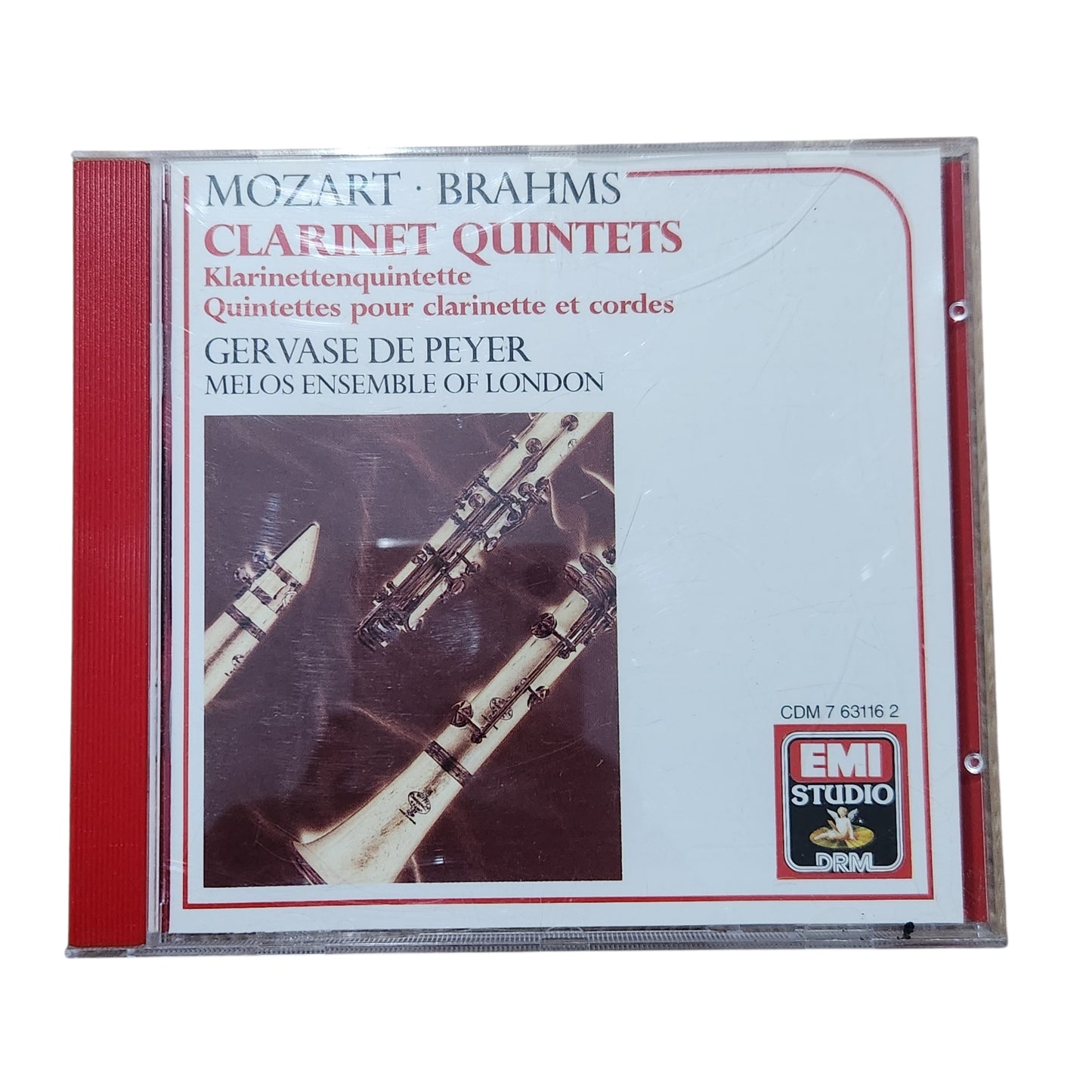 Mozart · Brahms – Clarinet Quintets | Gervase de Peyer | EMI CD