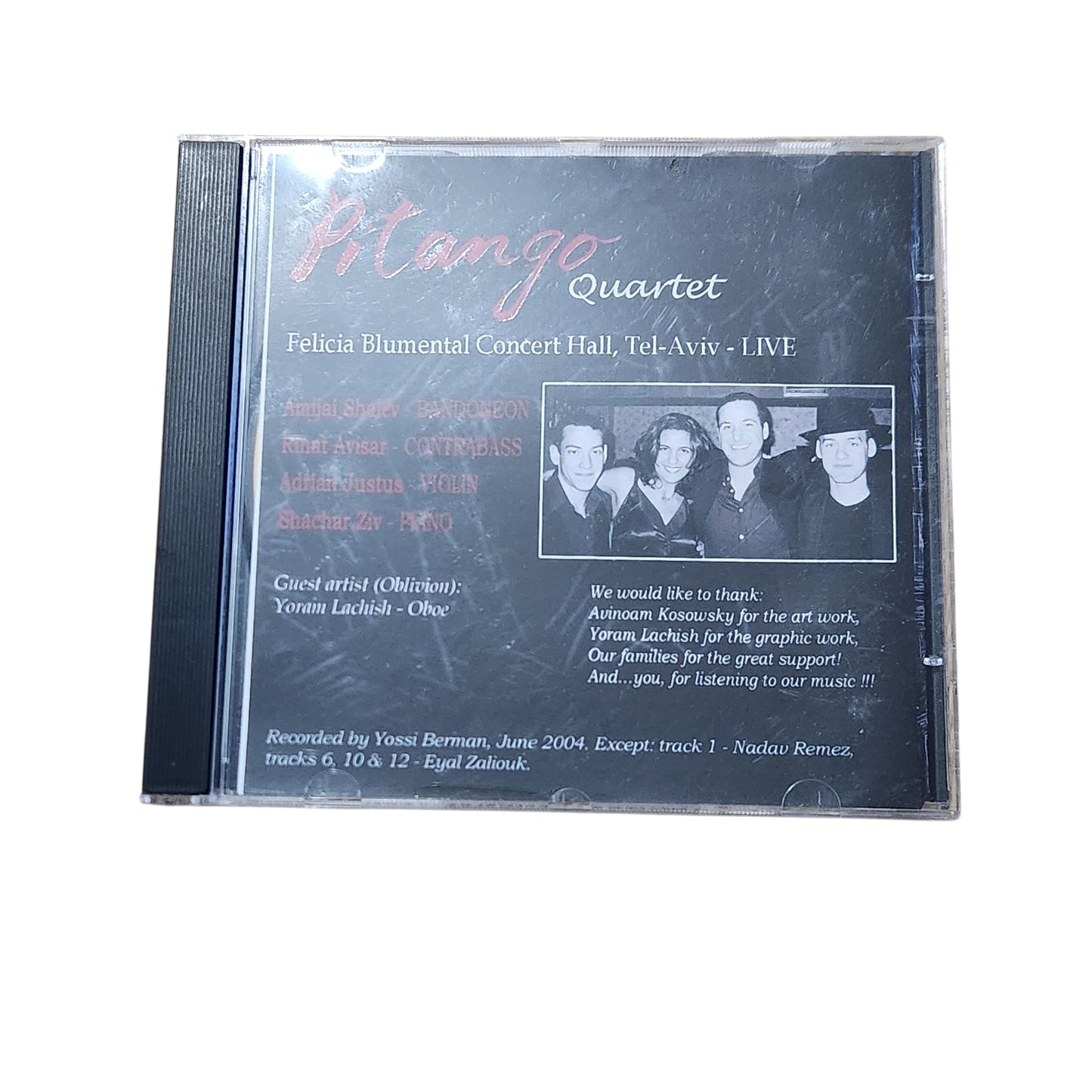 Pitango Quartet – Felicia Blumental Concert Hall, Tel Aviv LIVE | CD
