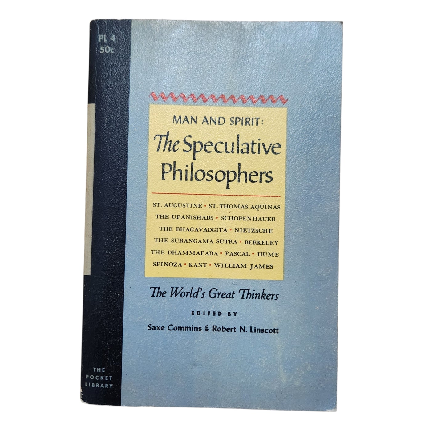 Man and Spirit: The Speculative Philosophers (1954) | The World's Great Thinkers | ספר וינטג' באנגלית