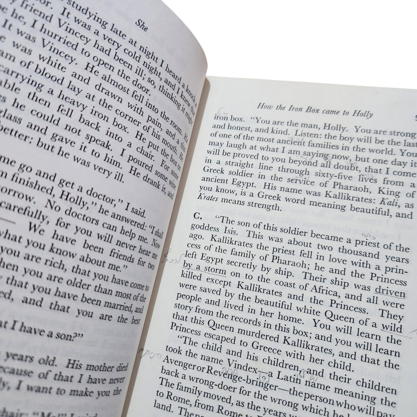 She / Sir H. Rider Haggard | ספר באנגלית וינטג' משנת 1950