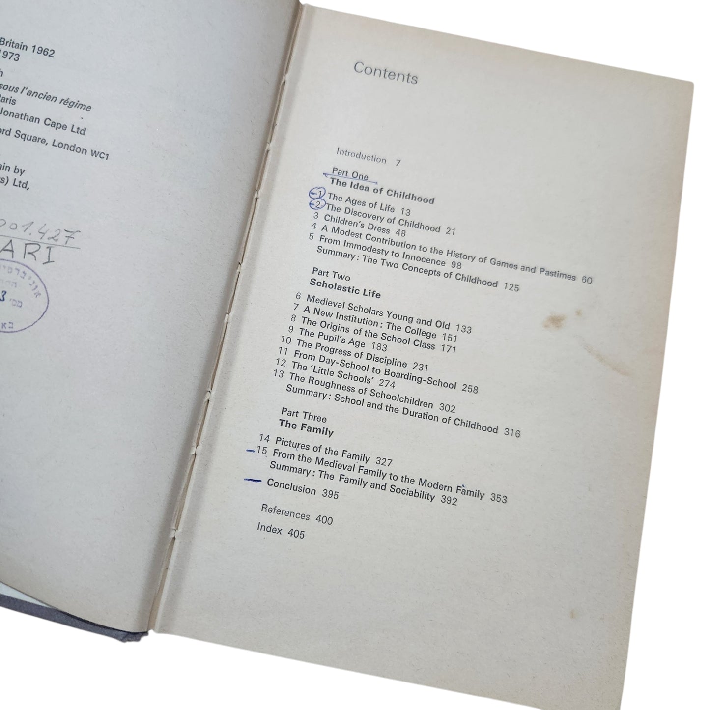Philippe Ariès – Centuries of Childhood | A Social History of Family Life | 1973