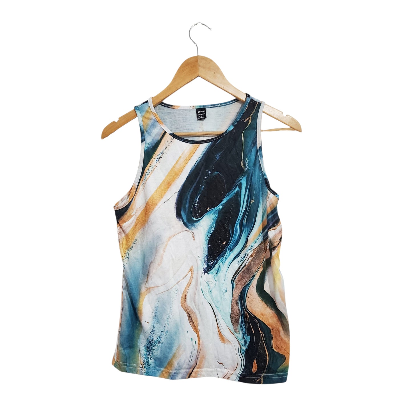 SHEIN | גופייה לנשים מידה S | הדפס אבסטרקטי