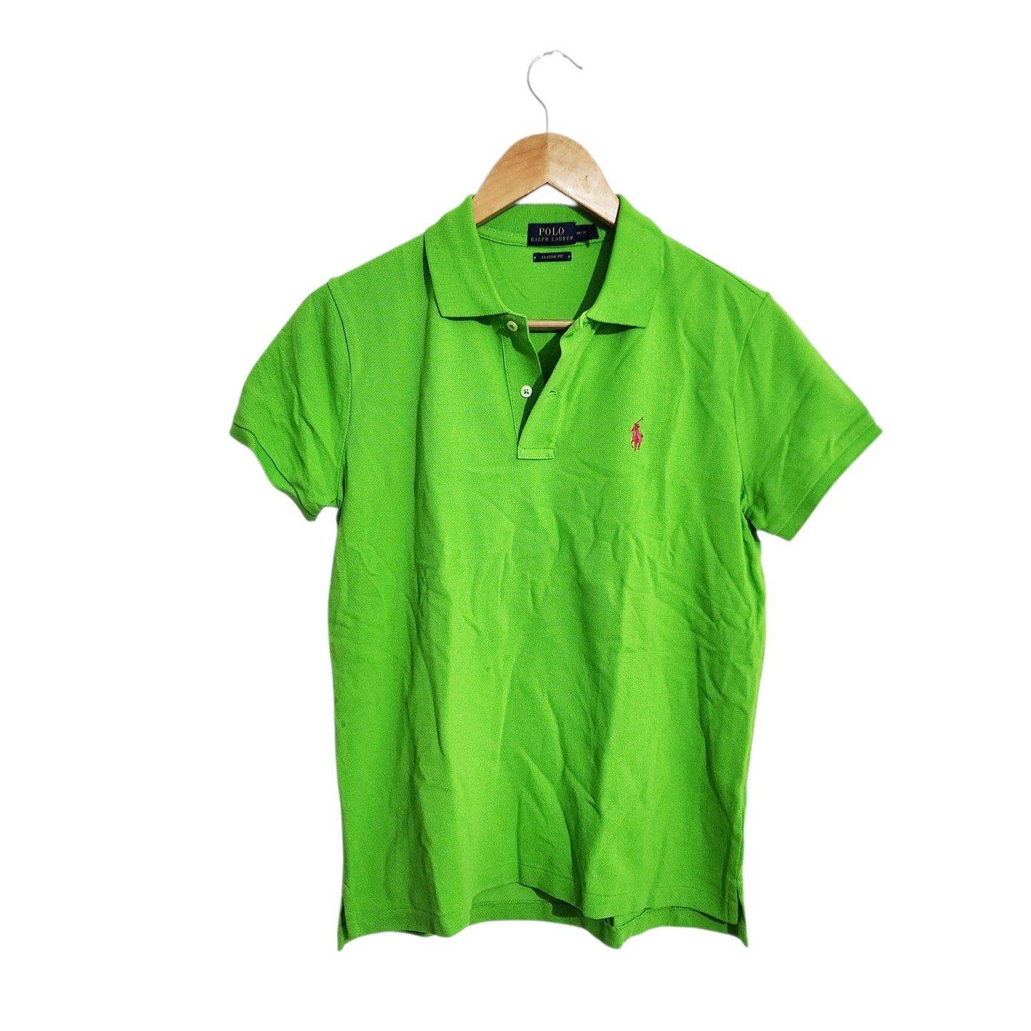 POLO RALPH LAUREN | חולצת פולו לנשים | מידה M | ירוק זוהר