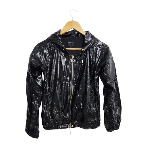 PEPE JEANS LONDON | מעיל רוח לנשים | מידה XS | שחור