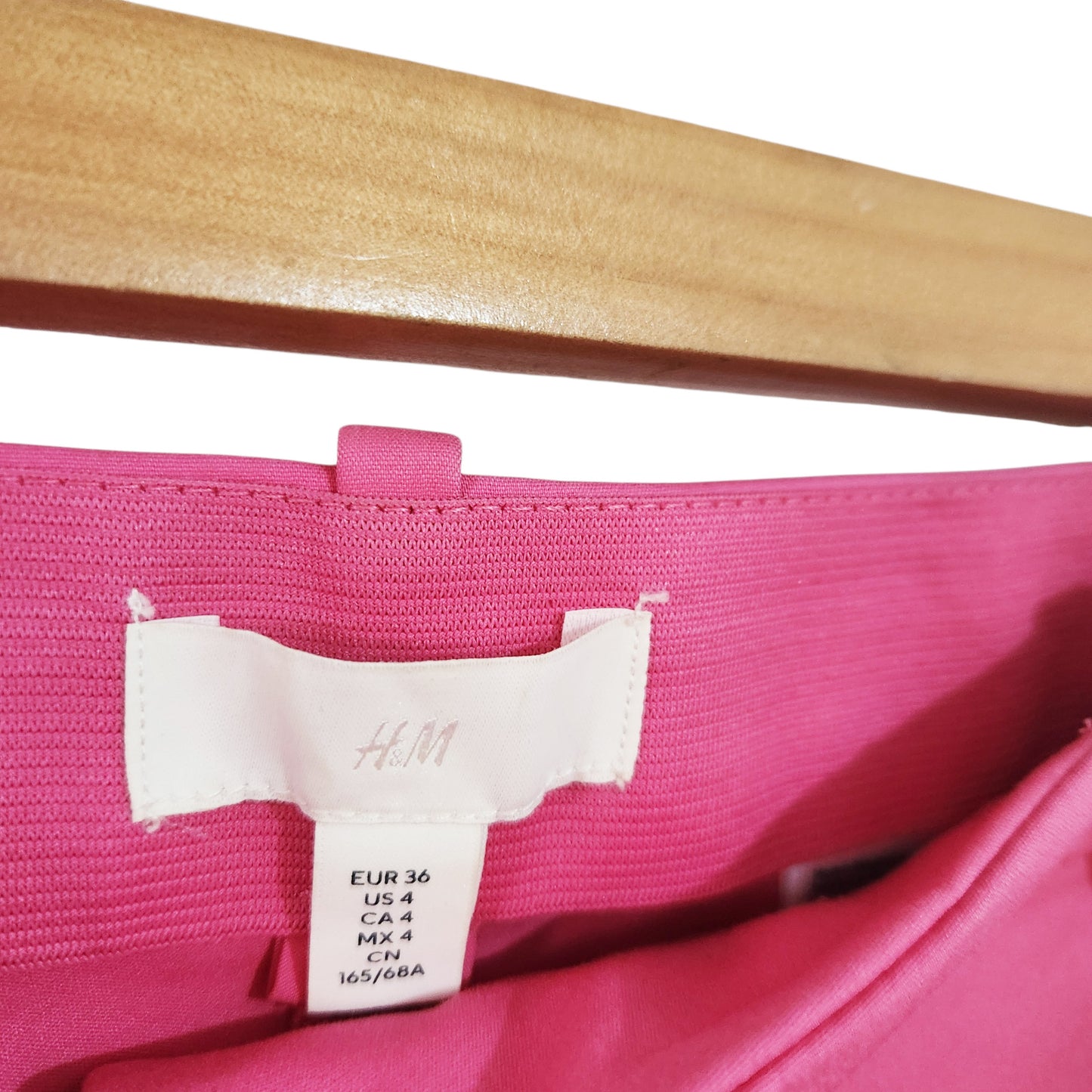 H&M | מכנסיים מחויטים לנשים מידה 36 | ורוד פוקסיה