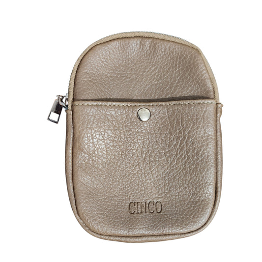 CINCO | נרתיק קטן עם רוכסן | בז' | 19×15 ס"מ