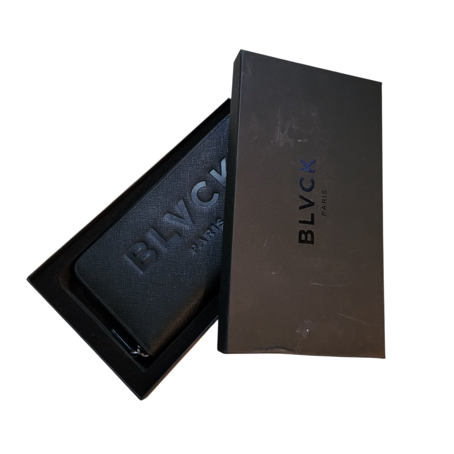 BLVCK PARIS | ארנק רוכסן שחור | כולל קופסה מקורית