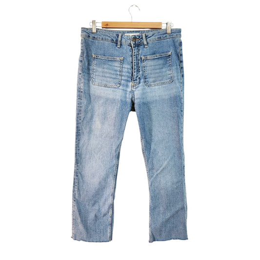ZARA | ג'ינס לנשים מידה 44 | כחול בהיר בגזרת Straight