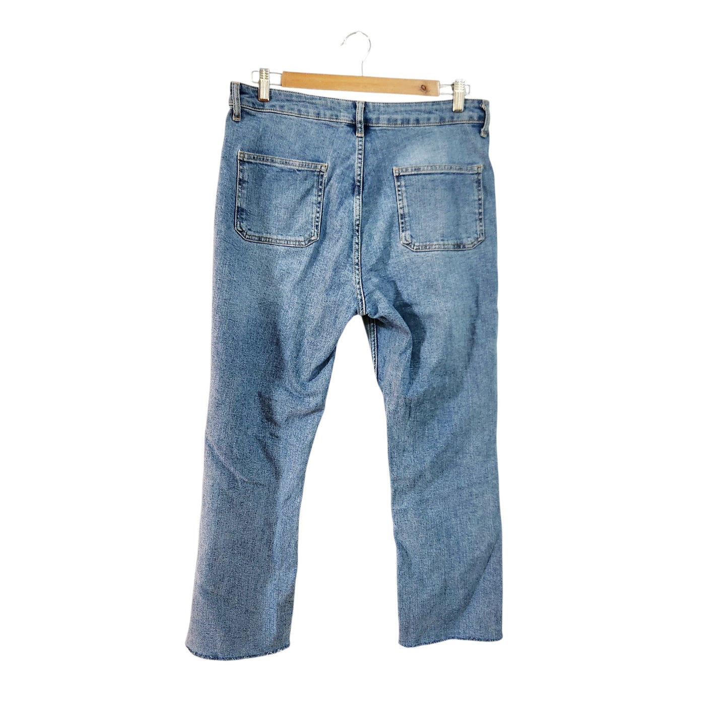 ZARA | ג'ינס לנשים מידה 44 | כחול בהיר בגזרת Straight