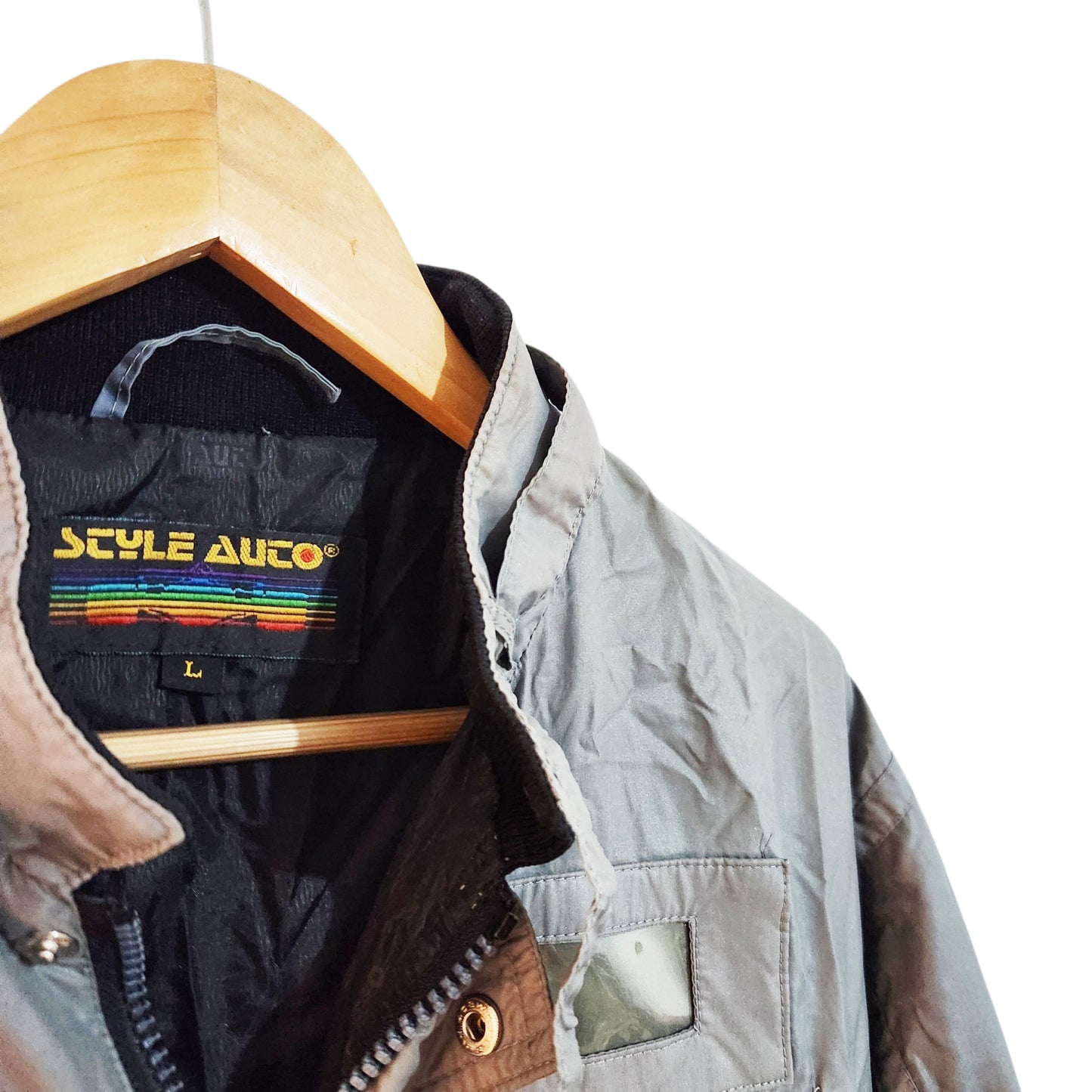STYLE AUTO | מעיל וינטג' לגבר מידה L | אפור