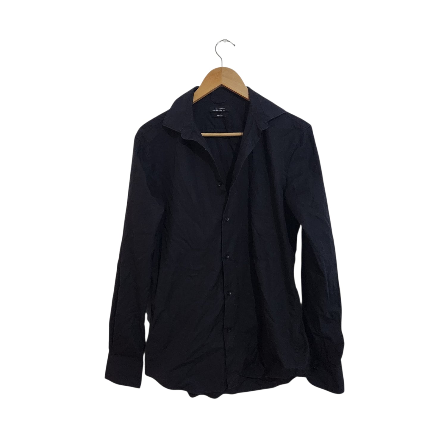 CELIO CLUB | חולצה מכופתרת לגברים | מידה M | שחור | Easy Iron