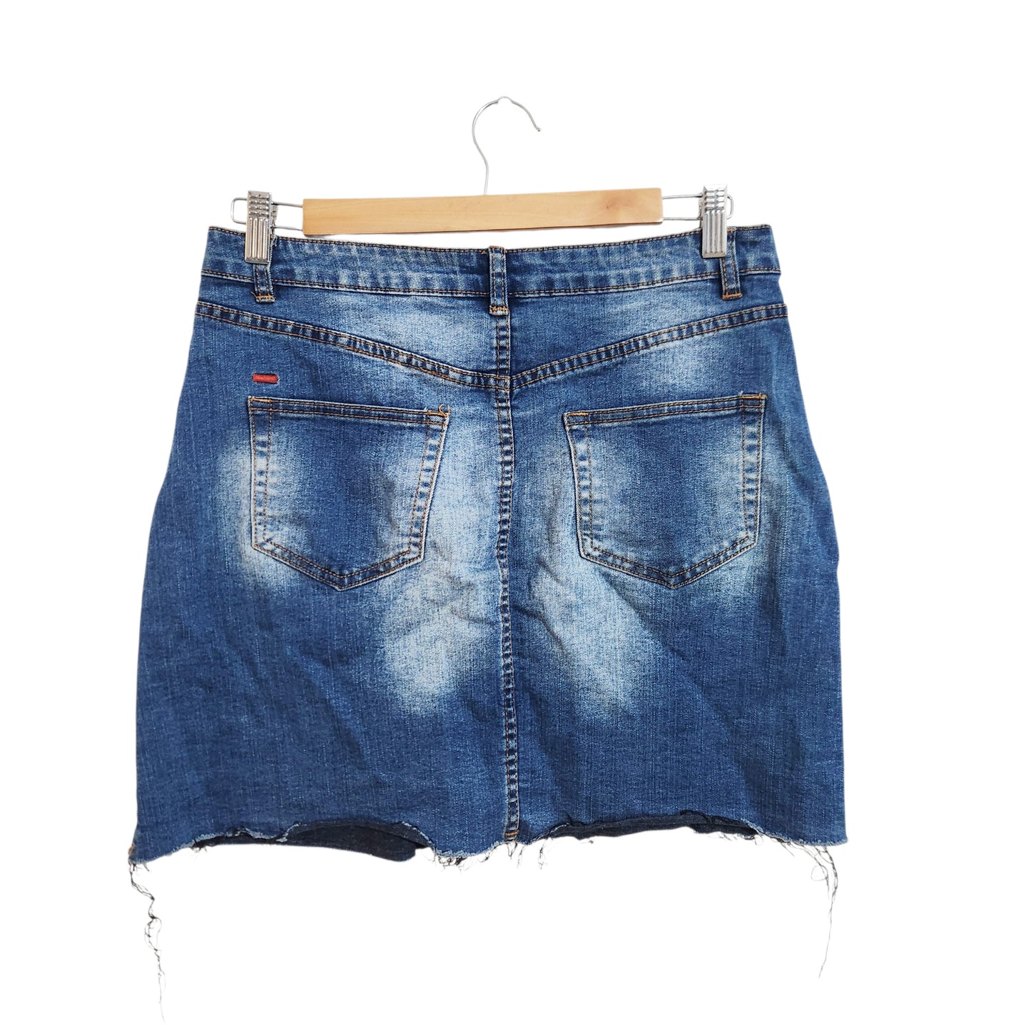 CASTRO JEANS | חצאית ג'ינס לנשים | מידה 38 (M) | כפתורים קדמיים