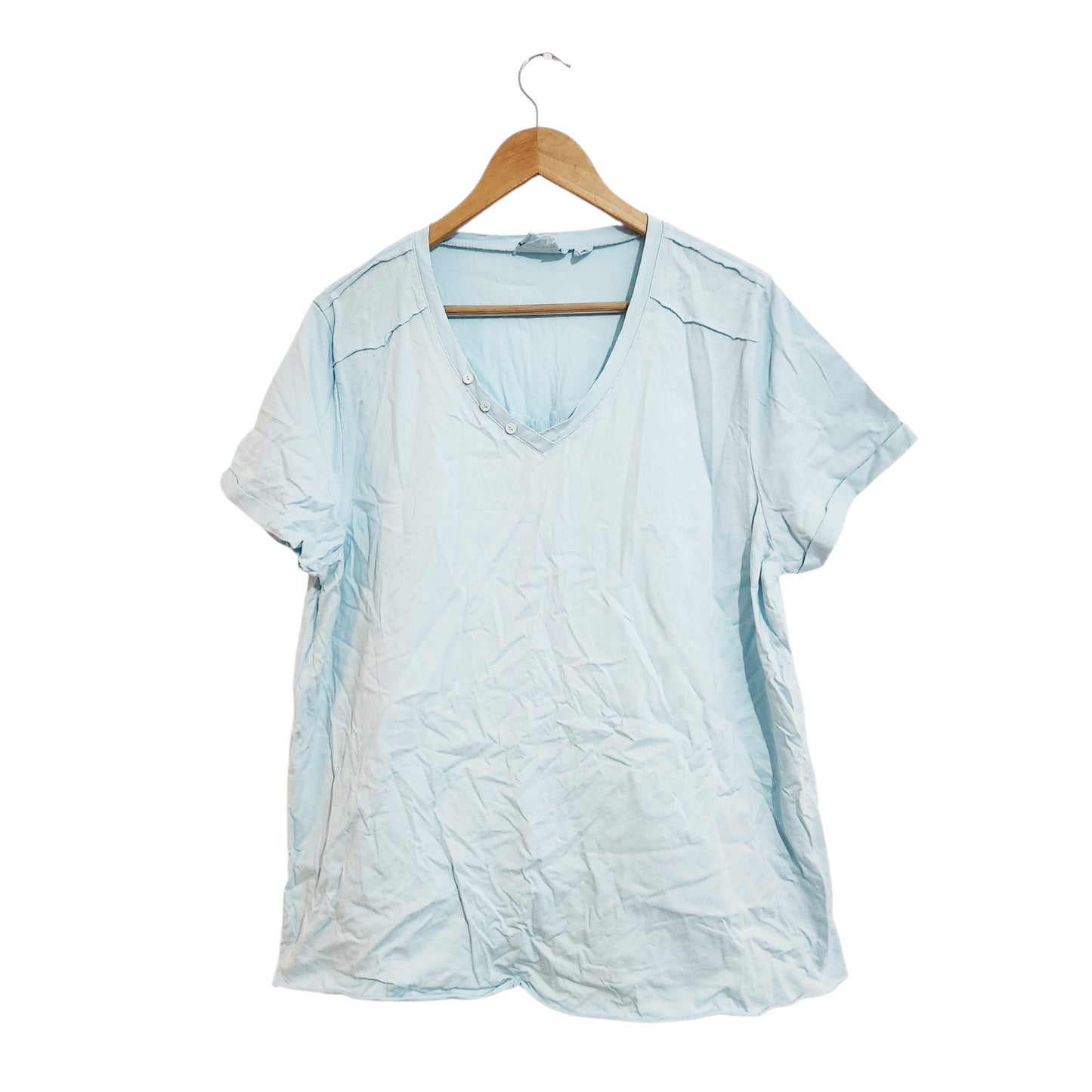 MIA INSPIRATION | חולצת טי לנשים | מידה 3 (L/XL) | תכלת