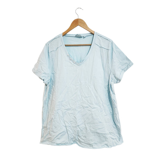 MIA INSPIRATION | חולצת טי לנשים | מידה 3 (L/XL) | תכלת