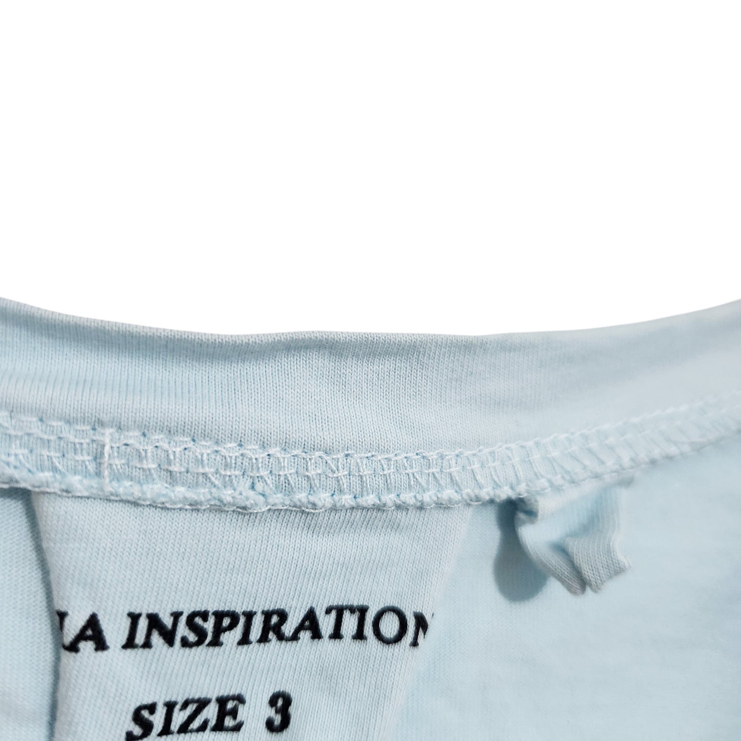 MIA INSPIRATION | חולצת טי לנשים | מידה 3 (L/XL) | תכלת