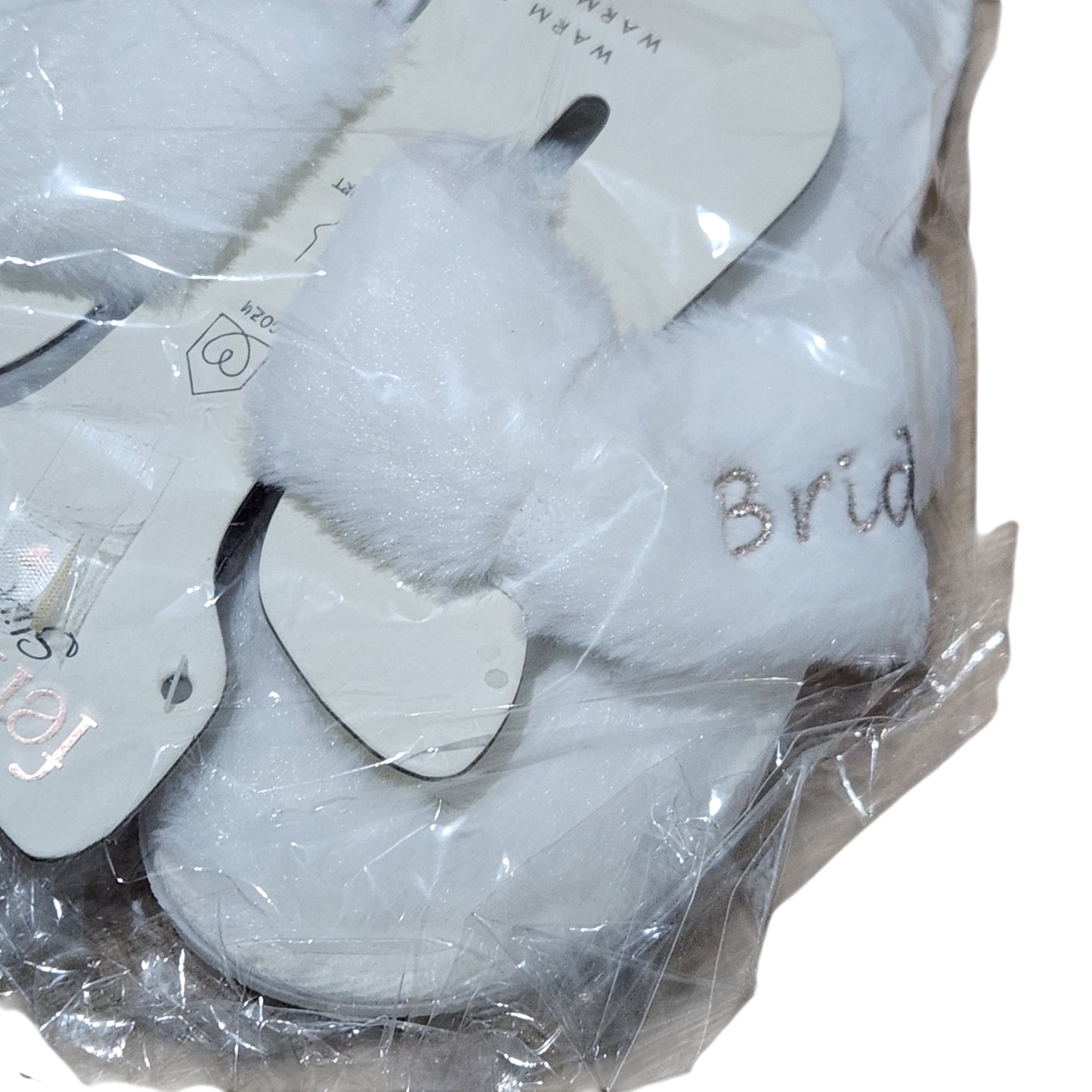 נעלי בית Bride | מידה 36–37 | לבן | חדשות באריזה