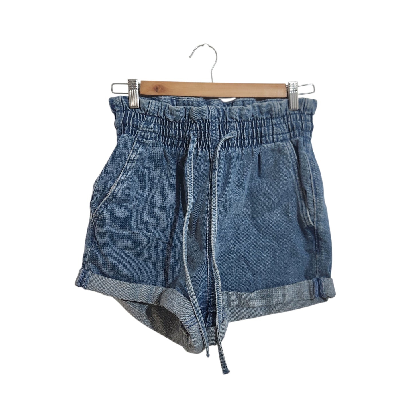 REFUGE DENIM | מכנסיים קצרים לנשים מידה S | ג'ינס כחול